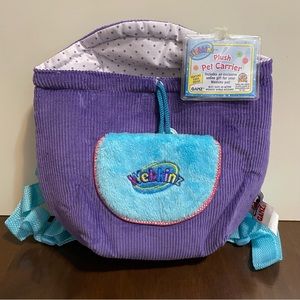 NWT Webkinz Plush Pet Carrier